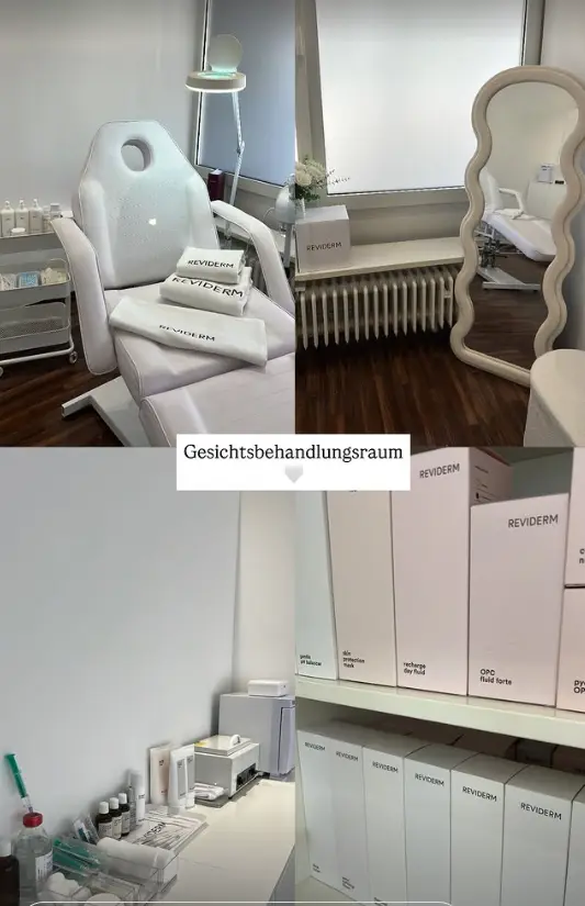 Gesichtsbehandlungsraum bei Amina Beauty Studio